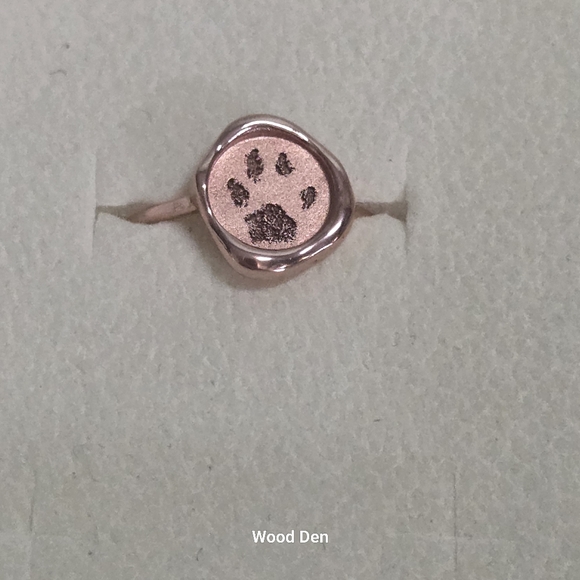 copper handmade cat paw ring size 7 NIB - Picture 6 of 6